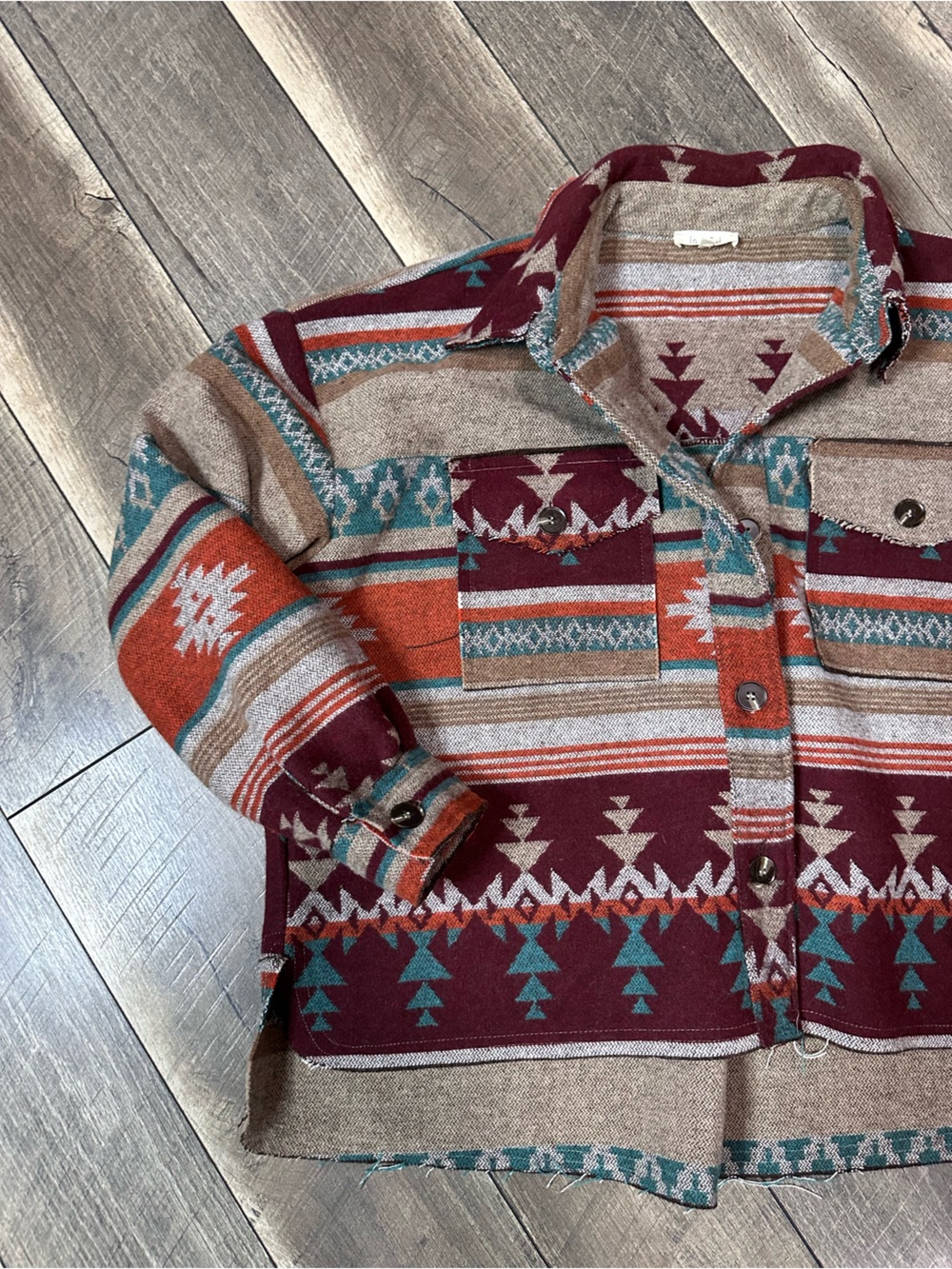 La Miel Aztec Shacket - Picture 2 of 9